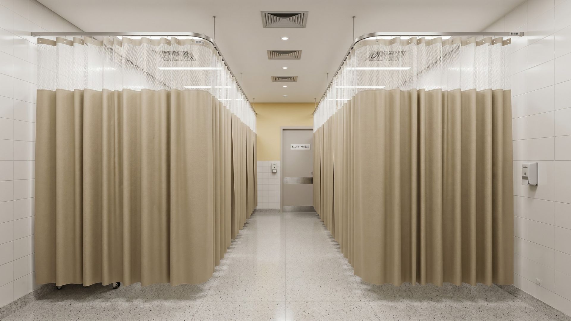 Cortina Hospitalar Antibacteriana